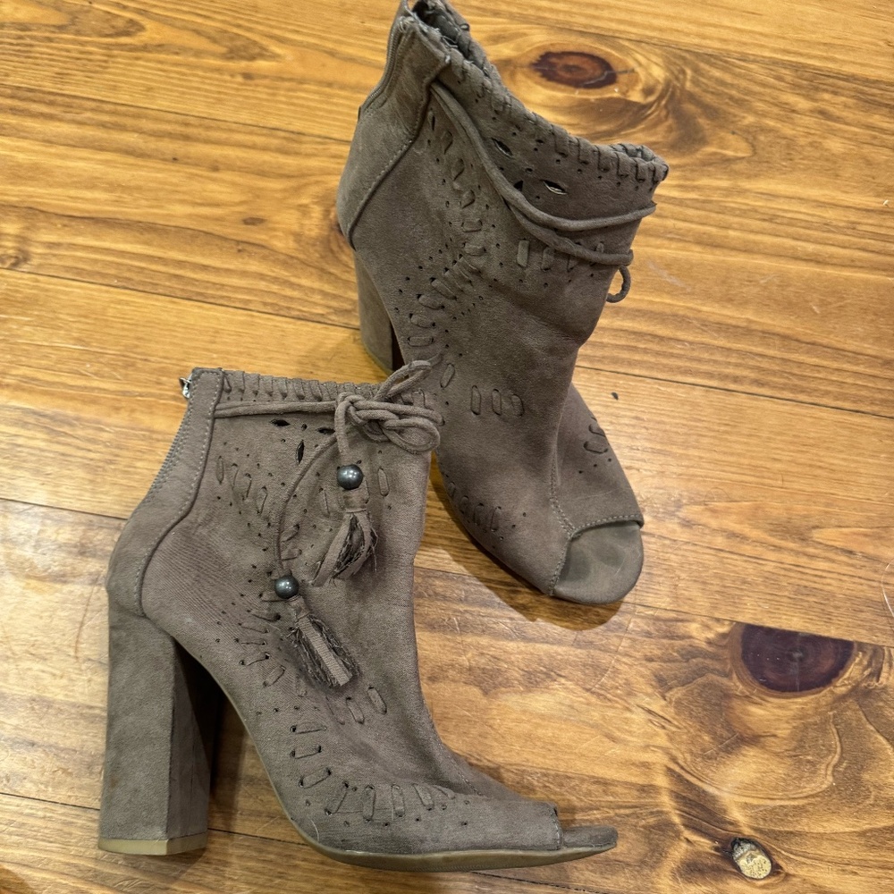 Suede Booties
